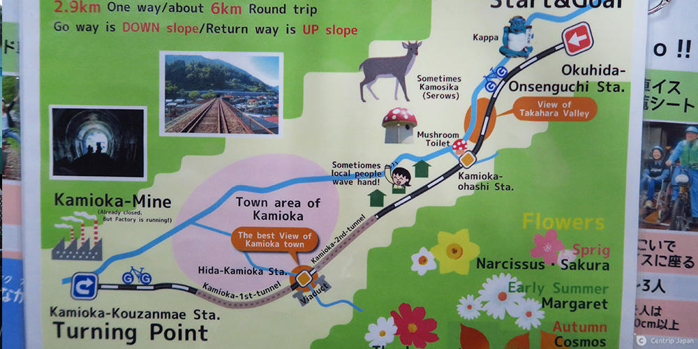 railway mountain bike Gattan Go town course map