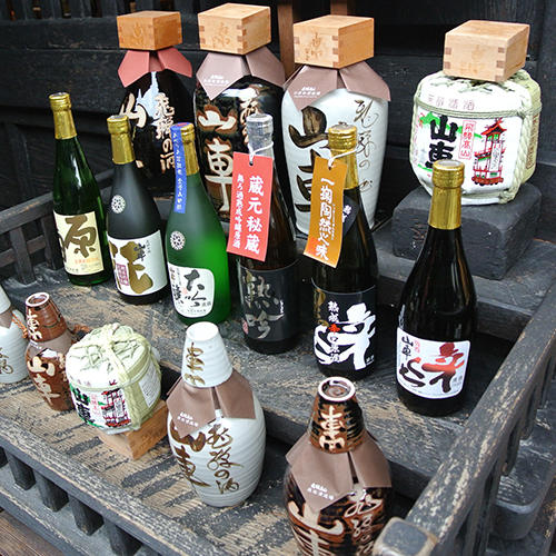 Sake bottles