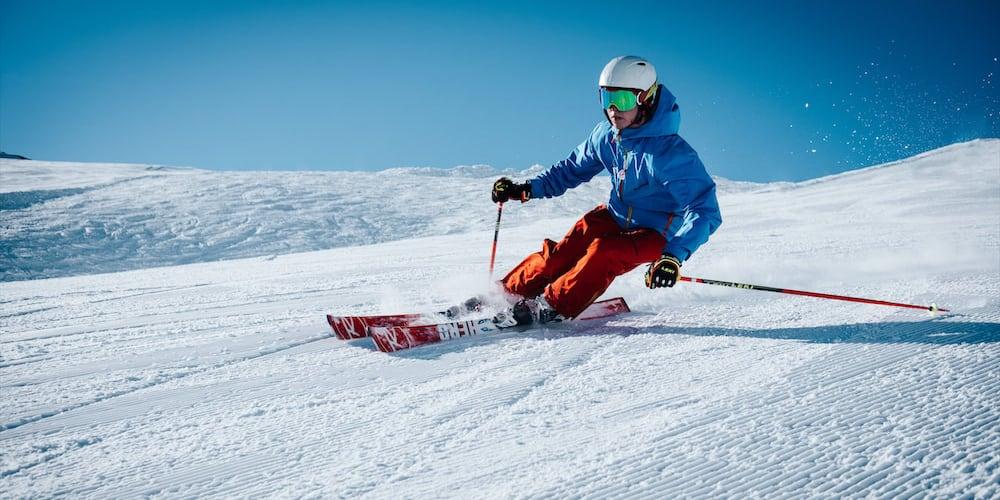 Person skiing